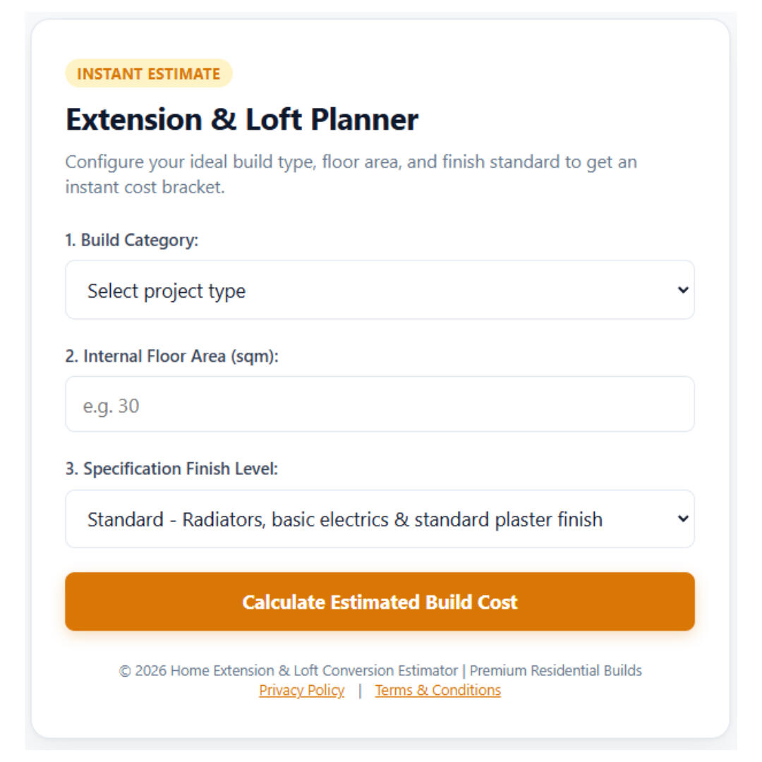 Extension & Loft Planner Extension & Loft Planner