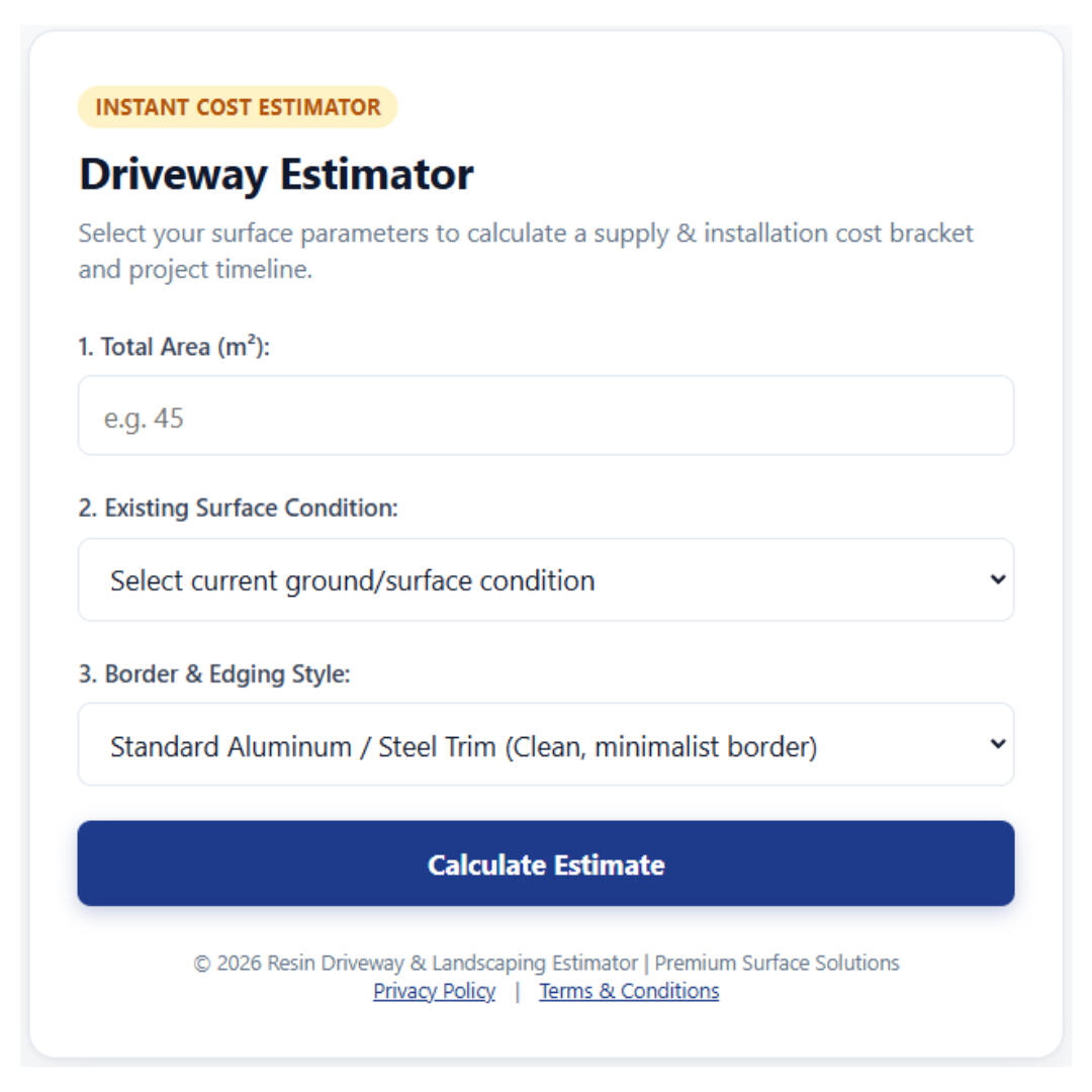 Driveway Estimator Driveway Estimator